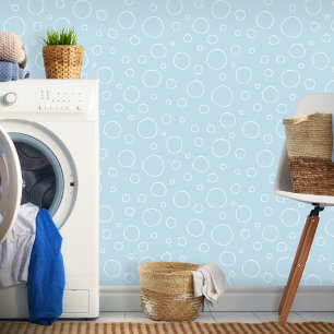 Bubbels overal waar wit behang