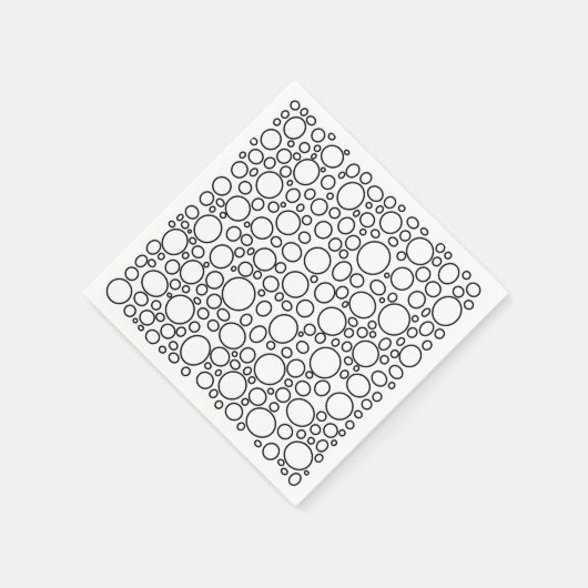 Bubbels Papieren servetten (Hoek)