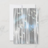 Bubbels Party Jurk Wit Quinceaera RSVP (Achterkant)