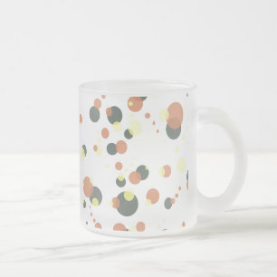 Bubbels zwevend heelal matglas koffiemok