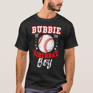 Bubbie van het Baseball-thema van Birthday Boy Bda T-shirt