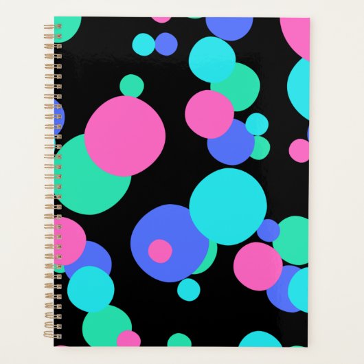 Bubble Abstract Patroon Planner (Voorkant)