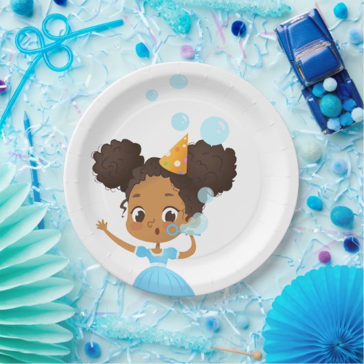 Bubble Bash Birthday Borden Papieren Bordje (Feest)