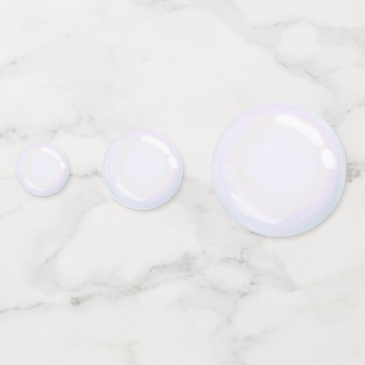 Bubble Bath Blowing Bubbles Party Confetti (Voorkanten)