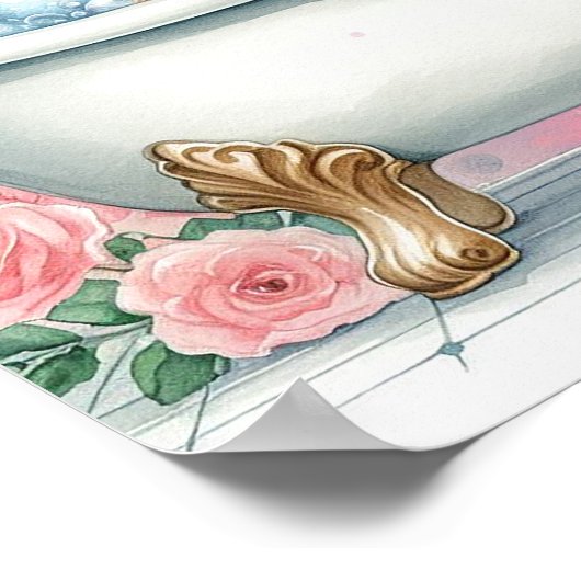 Bubble Bath Dog Poster (Hoek)