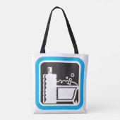 Bubble Bath Icon Canvas tas (Achterkant)