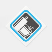 Bubble Bath Icon Napkins Servet (Hoek)