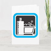 Bubble Bath Icon Relaxing Bathroom Spa Kaart
