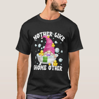 Bubble Bath Moederdag Pun Bathing Mam Gnome T-shirt