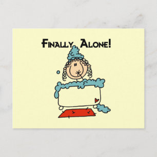 Bubble Bath Tshirts and Gifts Briefkaart