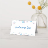 Bubble Birthday Tent Place Card Summer Party (Voorkant)