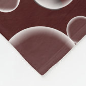 Bubble Blanket - Drow met drijvende belletjes Fleece Deken (Hoek)
