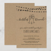 Bubble & Brunch Birthday Party Invitation Kaart (Voorkant / Achterkant)