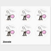 Bubble Butt 3 inch ronde sticker (Vel)