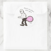Bubble Butt 3 inch ronde sticker (Tas)
