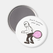 Bubble Butt Magnet Magneet (Voorkant / Achterkant)