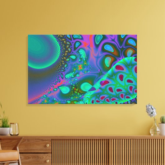 Bubble Caster Canvas Afdruk (Insitu (Woonkamer))