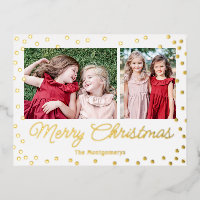 Bubble Cheer Folie Holiday Briefkaart kerstkaart