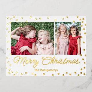 Bubble Cheer Folie Holiday Briefkaart kerstkaart