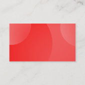 Bubble Cloud - Shades of Red Visitekaartje (Achterkant)