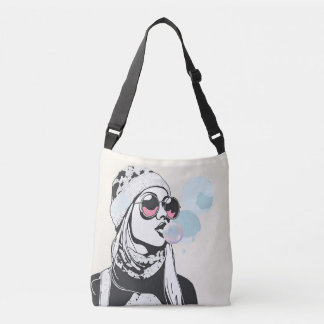 Bubble Daydream Girl Modern Art Canvas tas
