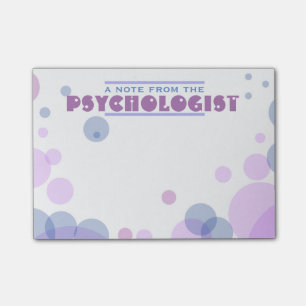 Bubble Design Post-it Notes van psycholoog