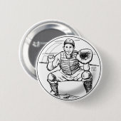 Bubble Dreams Baseball Art Ronde Button 5,7 Cm (Voorkant /achterkant)