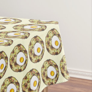 Bubble en Squeak Brunch UK British Food Cuisine Tafelkleed