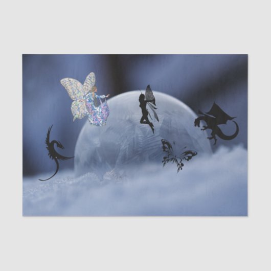 Bubble Fairy Fantasy Tissuepapier (Voorkant)