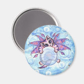 Bubble Fairy Kitten Chat Imaginaire Magnet d'art (Recto/Verso)