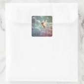 Bubble Fairy Vierkante Sticker (Tas)