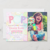 Bubble Fête Anniversaire Invitation Bubbly Anniver (Devant)
