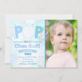 Bubble Fête Anniversaire Invitation Bubbly Anniver (Devant)