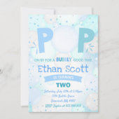 Bubble Fête Anniversaire Invitation Bubbly Anniver (Devant)