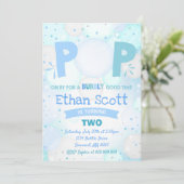 Bubble Fête Anniversaire Invitation Bubbly Anniver (Debout devant)