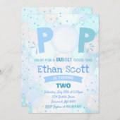 Bubble Fête Anniversaire Invitation Bubbly Anniver (Devant / Derrière)