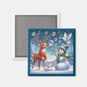 Bubble Friends Magnet Magneet (Voorkant / Achterkant)