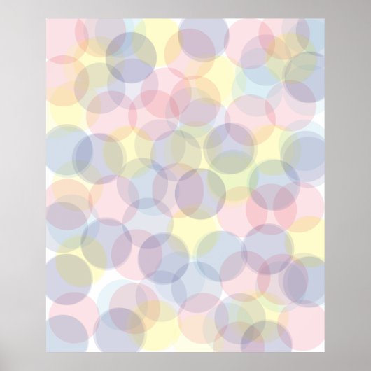 Bubble fun Nursery Poster (Voorkant)