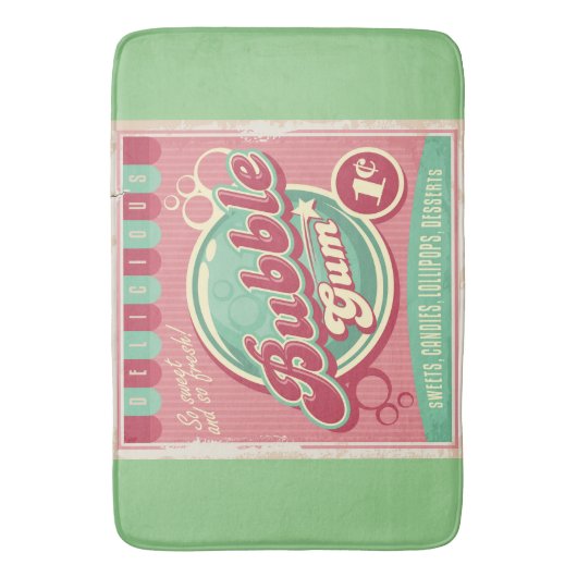 Bubble Gum Bath Mat (Voorkant Verticaal)