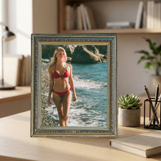 Bubble Gum Beach Babe Kust Zomer Muur Kunst Poster