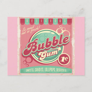 Bubble Gum Briefkaart