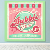 Bubble Gum Canvas Print (Insitu (Houten vloer))