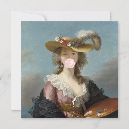 Bubble Gum Diva in een strohoed (Voorkant)