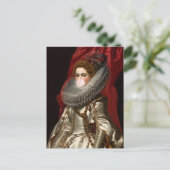 Bubble Gum Diva met Lace Ruff Briefkaart (Staand voorkant)