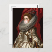 Bubble Gum Diva met Lace Ruff Briefkaart (Voorkant / Achterkant)