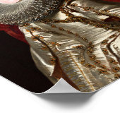 Bubble Gum Diva met Lace Ruff Poster (Hoek)