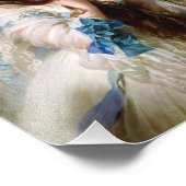 Bubble Gum Diva met twee bloemen Foto Afdruk (Hoek)