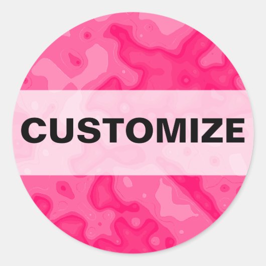 Bubble Gum Factory Accidental Ronde Sticker (Voorkant)