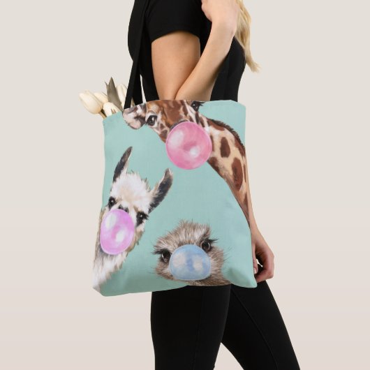 Bubble Gum Gang in het Groen  Draagtas (Dichtbij)