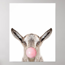 Bubble Gum Geitenwand Print